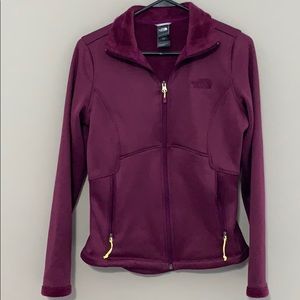The North Face Purple Zip Up Jacket Size S